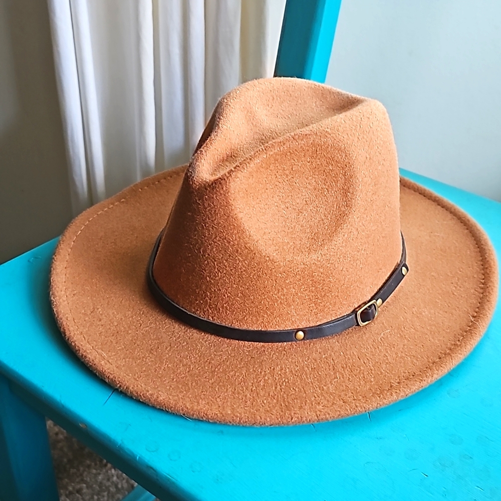Camel Color Felt Hat